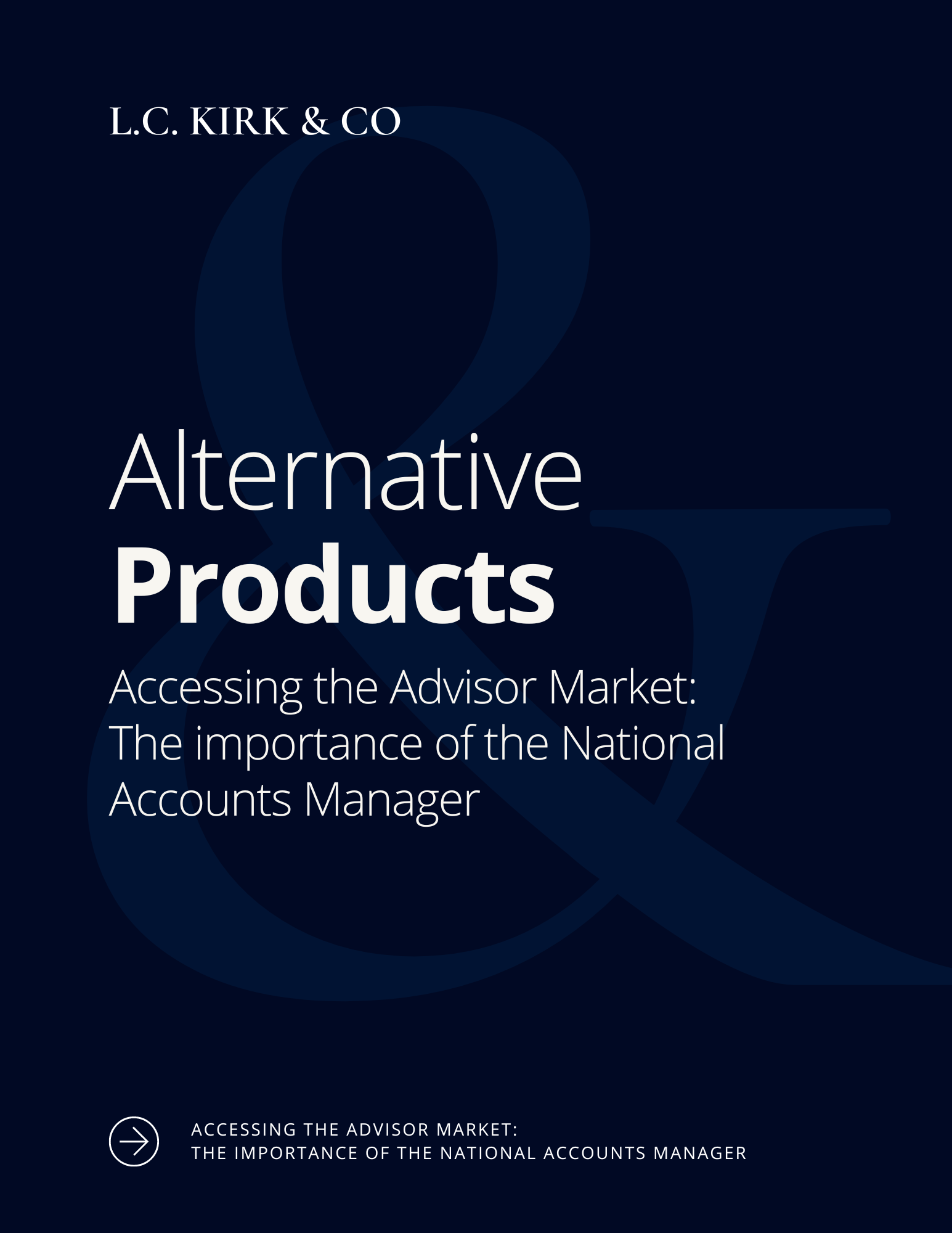 Alternative Products – L.C. KIRK & CO (4)